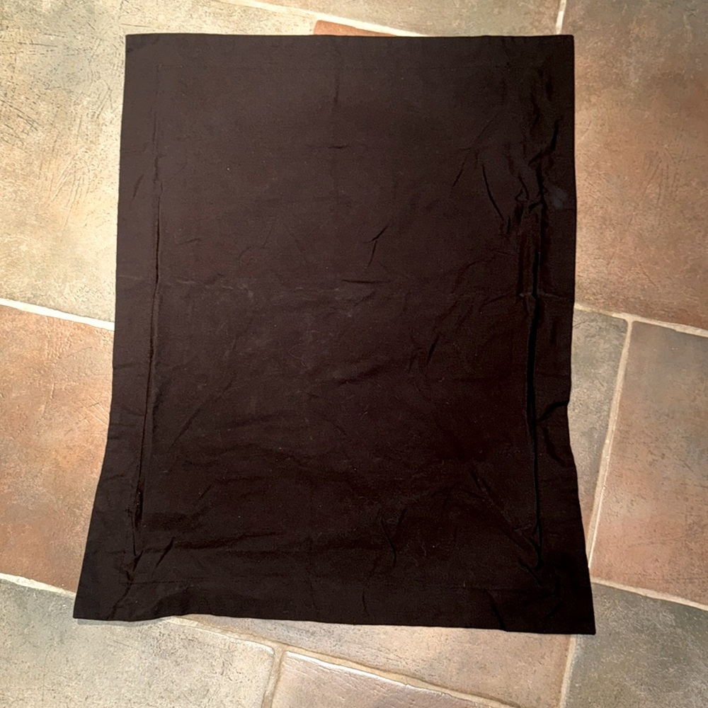 Black pillow SHAM pillow case pillowcase cover standard size bedding